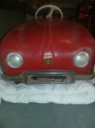 Ancienne voiture pédales - voiture, à