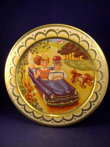 Ancienne boîte tôle - , voiture